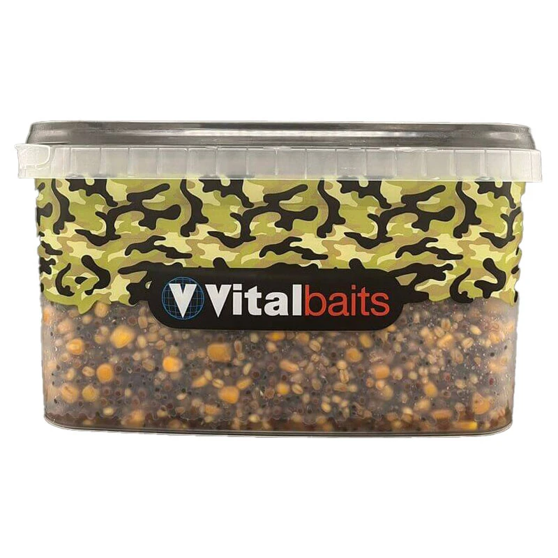 Vital Baits Prepared Particles Mix Bucket 3kg 3 Vital Baits Prepared Particles Mix Bucket 3kg
