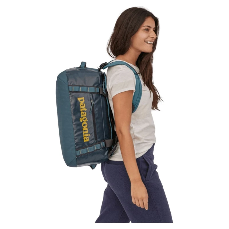 Patagonia Black Hole Duffel 40L Abalone Blue W/Ink Black 6 Patagonia Black Hole Duffel 40L Abalone Blue W/Ink Black - Afbeelding 4