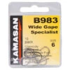 Kamasan B983 - Wide Gape Specialist -Exporteren Haak Lijn Winkel B983 16r 1
