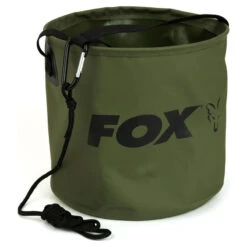 Fox Collapsable Large Water Bucket Inc Rope/Clip