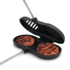 Coghlans Cast Iron Double Broiler -Exporteren Haak Lijn Winkel CG2046 3