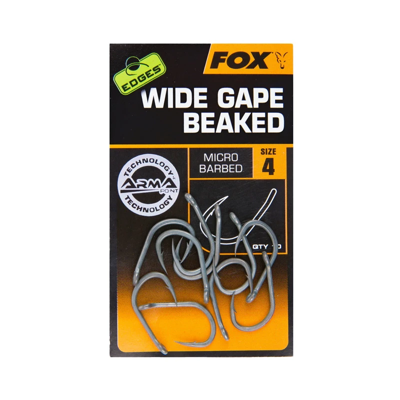 Fox Edges Armapoint Wide Gape Beaked 10pcs 4 Fox Edges Armapoint Wide Gape Beaked 10pcs - Afbeelding 2