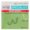 Korum XPERT Specialist Micro Barbed Hooks -Exporteren Haak Lijn Winkel KHXSTB 06r 1