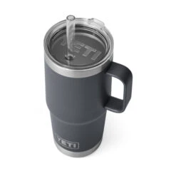 Yeti Rambler 25 Oz Straw Mug - Charcoal -Exporteren Haak Lijn Winkel SKU 0326 CHA 2