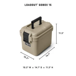 Yeti LoadOut GoBox 15 - Tan -Exporteren Haak Lijn Winkel SKU 0606 TAN 7
