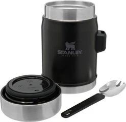 Stanley The Legendary Food Jar + Spork .4L - Matte Black 9 Stanley The Legendary Food Jar + Spork .4L - Matte Black -Exporteren Haak Lijn Winkel ST1009382005 3
