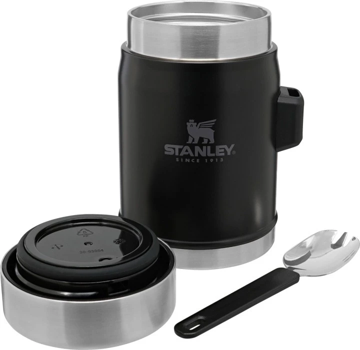 Stanley The Legendary Food Jar + Spork .4L - Matte Black 7 Stanley The Legendary Food Jar + Spork .4L - Matte Black - Afbeelding 5